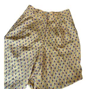 Vintage High Waisted Floral Trouser Pant by Breeches size 8